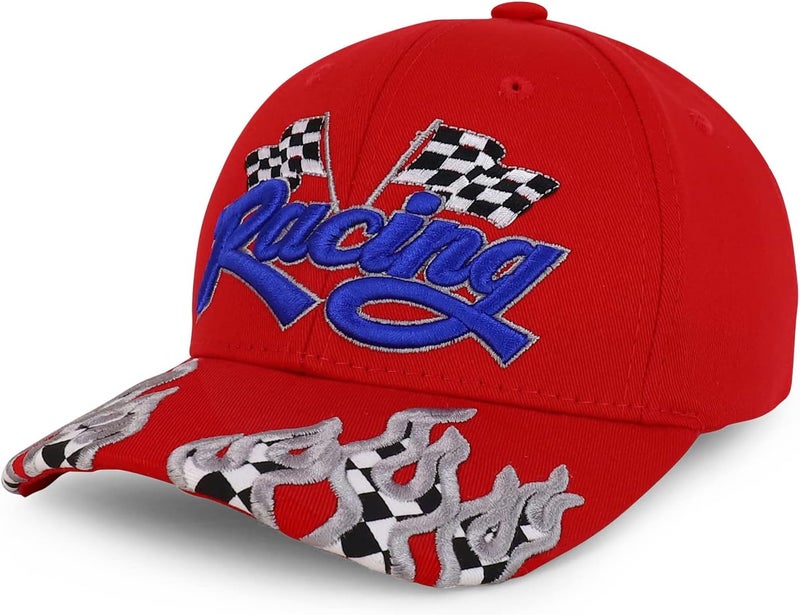 Armycrew XS Child Size Car Racer Baseball Cap - Image 1